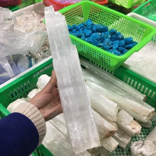 Selenite Sticks White Gypsum Crystals Wands Blades 800g