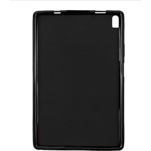 QIJUN Silicone Smart Tablet Back Cover For Lenovo Tab 4 8 Plus 8.0'' TAB4 8plus TB-8704 TB-8704F TB-8704X Shockproof Bumper Case