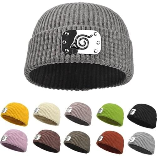NARUTO Hat Knitted Hat for Men Women In Autumn and Winter Cycling Hat Riding Cold Skin Hat Warm Ear Protection Cold Hat Wool Hat