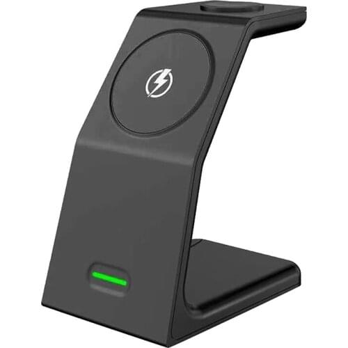 3 In 1 Charging Stand For Apple Watch 6 5 4 2 Pro Qi 15W Fast Charger Station For Iphone 12 11 XS X XR 8