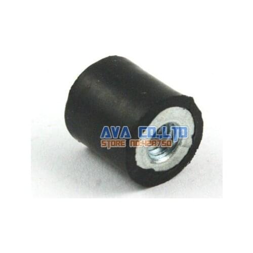 10 Pieces 10*10mm M4 Female - Female Rubber Anti Vibration Mount Bobbin Isolator