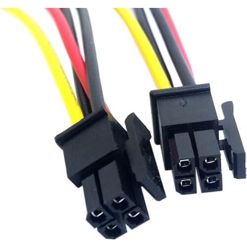 ATX Molex Micro Fit Connector 4Pin Male to Male Power Cable 60cm 2ft 0.6m
