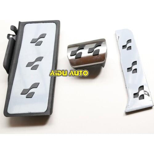 Stainless Steel Automatic AT Pedal For VW Passat B6 CC R36 B7 Sharan