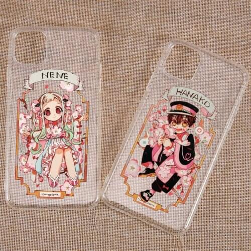 Couple Style Jibaku Shounen Hanako Kun Phone Case for iPhone 11 12 Mini Pro X XR XS 7 8 6 6S Plus SE 2020 Back Cover Fundas