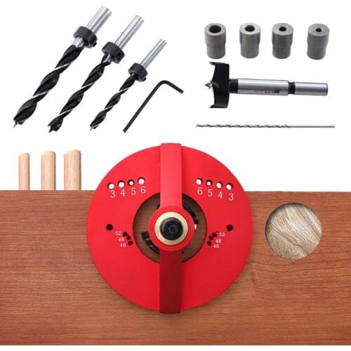 35mm Hinge Drilling Dowel Jig Vertical Hole Puncher Locator For Household Furniture Cabinet Connection Woodworking DIY Tools