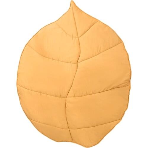 Newborn Baby Cotton Crawling Carpet Blanket Leaves Shape Crawling Play Mat Rug Kid Children Room Decor