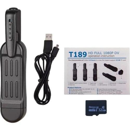 T189 USB 2.0 Pen Mini Camera HD 1080P Camcorder Video Recorder Support TV OUT Support Variable Charging And Recording Function