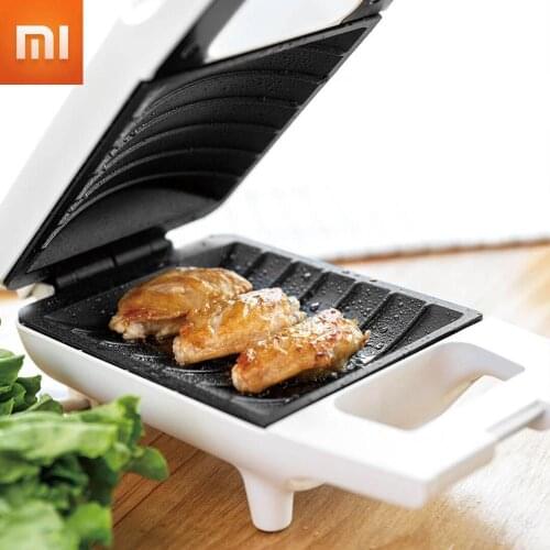 Xiaomi Pinlo Mini Sandwich Machine Kitchen Breakfast Bread Maker Toaster Toast Machine Frying Egg Maker For Household Appliances