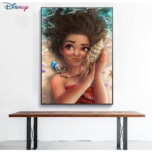 5D DIY Disney Moana Series Diamond Painting Cross Stitch Full Diamond Embroidery Mosaic Home Exquisite Decoration Gift