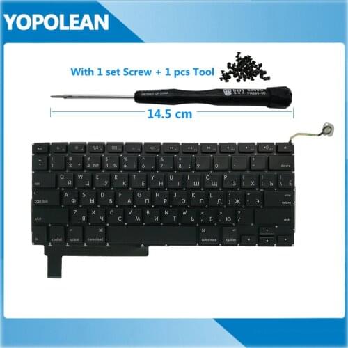 New Small Enter Russia Russian Keyboard For Macbook Pro 15" Unibody A1286 2009 2010 2011 2012