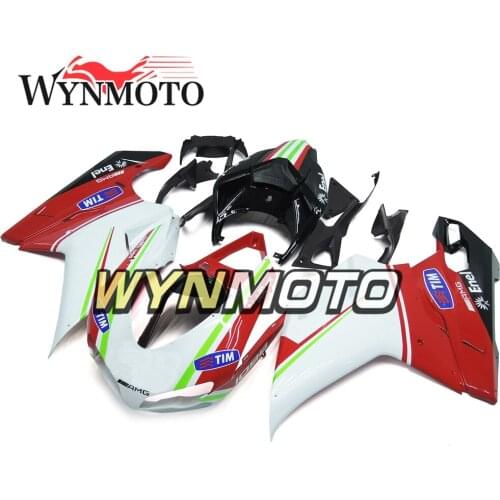Complete Fairings For Ducati 1098 848 1198 2007-2012 Injection ABS Plastics 1198 07-12 Bodywork Sportbike Panels Green Red White