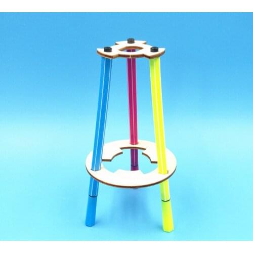 Factory direct selling technology small production graffiti robot children puzzle toy DIY handmade materials