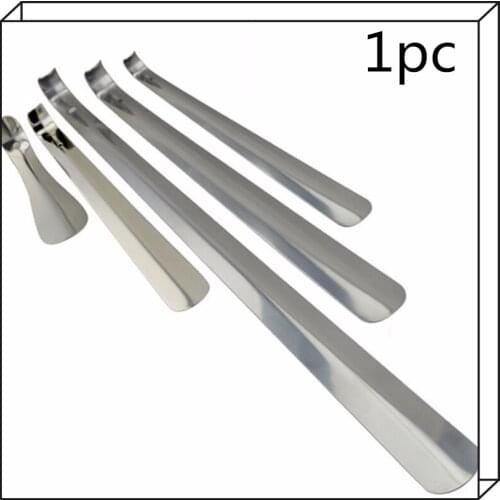 Practical Durable Metal Silver Tone Shoe Horn Foot Care 16/30/45/52/58cm Lifter Long Handle Foot Care Tool