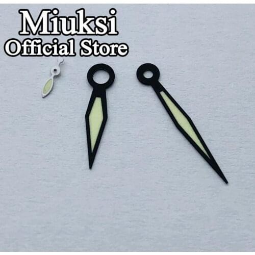 Miuksi luminous watch hands fit ETA 6497 6498 Seagull ST3600 ST3620 movement