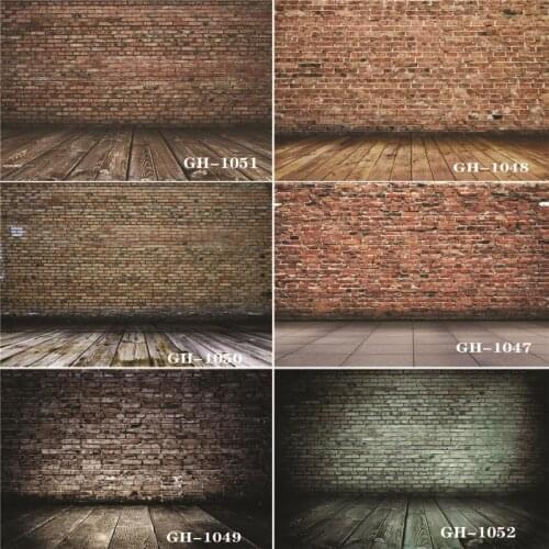 SHUOZHIKE Vinyl Custom Photography Backdrops Prop Wall and plank Theme Photography Background #0204