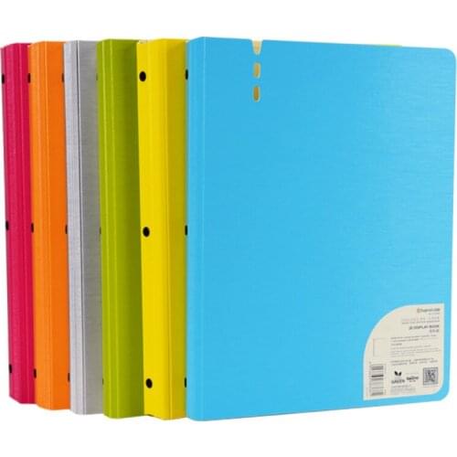 1 Piece A4 Waterproof Display Book 20/40/60/80 Pages Transparent Insert Folder Document Storage Bag File Inset Folders