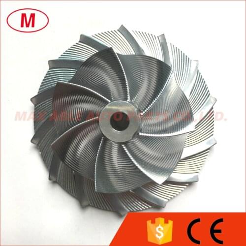 TD05H High Performance Turbo Aluminum 2618/Point Milling/Billet compressor wheel 52.56/80.00mm 7+7 blades Forward Rotation