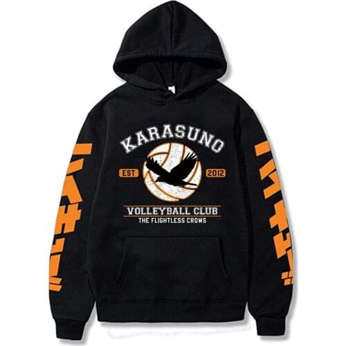 Japanese Anime Haikyuu Hoodie Kuroo Anime Bokuto Manga Shoyo Volleyball Men Hoodies Streetwear Harajuku