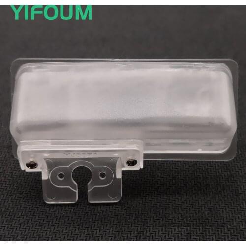 YIFOUM Car Rear View Camera Bracket License Plate Light Housing Mount For Nissan Pulsar Tiida C12 C13 Maxima MK8 Bluebird Teana