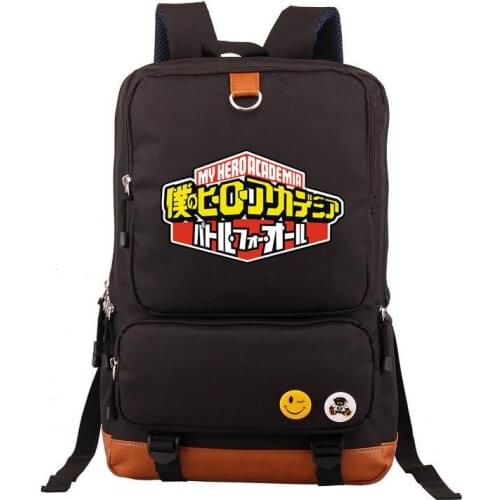Daily Schoolbag My Hero Academia Cosplay Backpack Multies Color Rucksack Unisex Student Satchel Boku no Hero Halloween Cos
