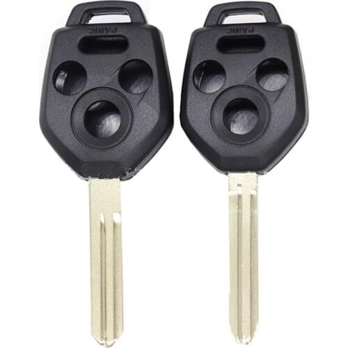 10pcs/lot 3 +1 Button Replacement Car Blank Remote Case Fob Cover For Subaru no chip inside