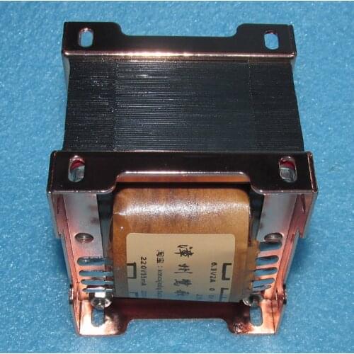 52W power transformer, layer by layer paper craft. Input: 0-220V-235V, output dual high voltage: 0～220V 55mA, 0～220V 55mA