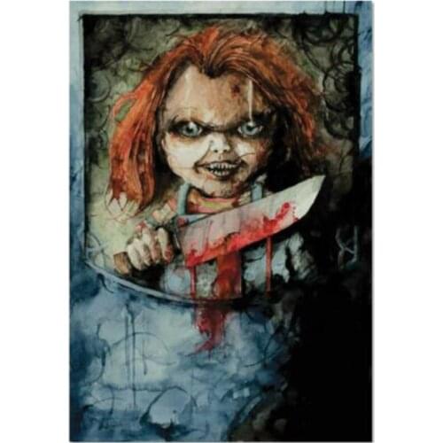 5D DIY Diamond Painting Chucky Cross Stitch Full Square Diamond Mosaic Childs Play Full Round Diamond embroidery WG2477