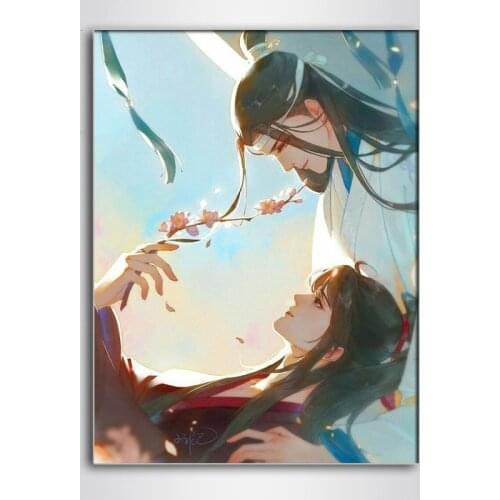 5d Diy Diamond Painting Mo Dao Zu Shi Wei Wuxian Lan Wangji Diamond Mosaic Embroidery Cartoon Cross Stitch Kit Full Set