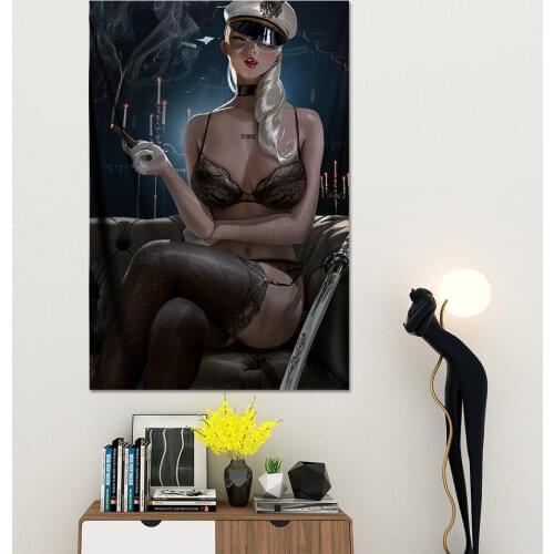 # 67 Game Anime Sexy Girl Canvas Poster Wall Art Decoration Wall Sticker Print Painting Large Size Toolment HD Art Painting