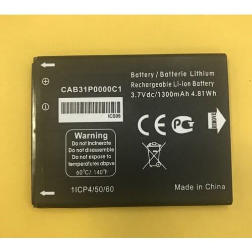 1300mAh CAB31P0000C1 battery for Alcatel One Touch 903 908 909 915 918 983 985 990 mobile phone