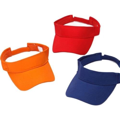 Cotton Topless Sports Visros Men Women Outdoor Running Sun Hat Student Baseball Cap Sunbonnet Solid Adjustable