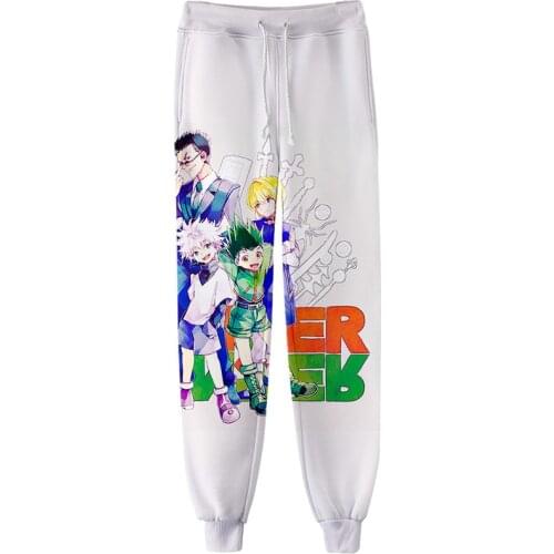 All-match HUNTER×HUNTER Joggers Pant Long Trousers 3D Fitness Pants Fashion Hip Hop Men Women Casual Pencil Pants Mid