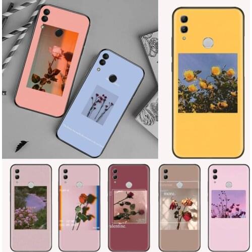 Great art prints blooming flowers Phone Cover For Huawei Honor view 7a5.45inch 7c5.7inch 8x 8a 8c 9 9x 10 20 10i 20i lite pro