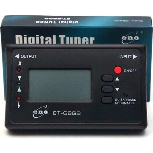 ENO ET-68GB Digital Tuner LED Digital Electronic Acoustic Bass Guitar Chromatic Tuner with Mic