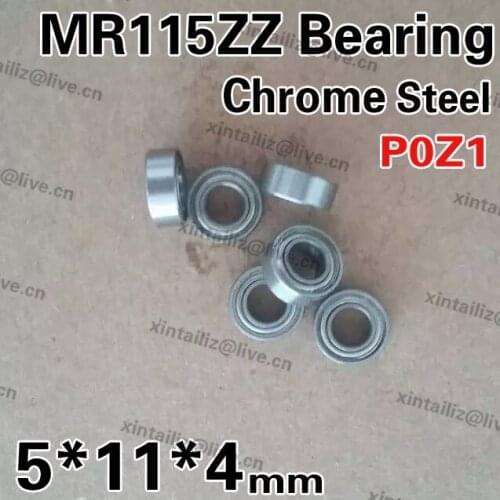 [CMMR115ZZ-P0]Free Shipping 10PCS chrome steel ABEC-1 P0 level MR115ZZ micro minisize ball bearing 5mm*11mm*4mm