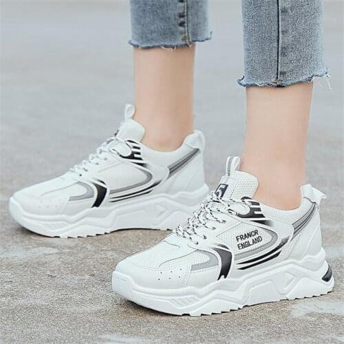 Designer womens shoes 2020 new casual sports womens sneakers shoes fashion Platform mesh breathable large size womens loafers
