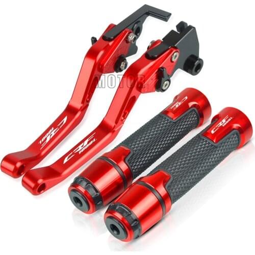 For Honda CRF 1000L CRF1000L AFRICA TWIN 2015-2019 2018 Motorcycle Adjustable Folding Brake Clutch Levers Handlebar Hand Grips