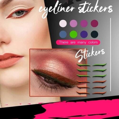 Eyeliner Sticker Eco-friendly Stimulation Free Plastic Cement False Eyelashes Extension Sticker for Women