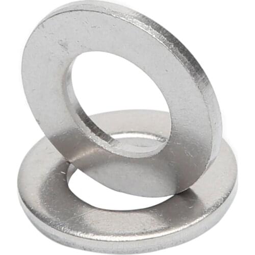 DIN125 ISO7089 M1.4 M1.6 M2 M2.5 M3 M3 M4 M5 M6 M8 M10 Stainless Steel 304 Flat Machine Plain Washer