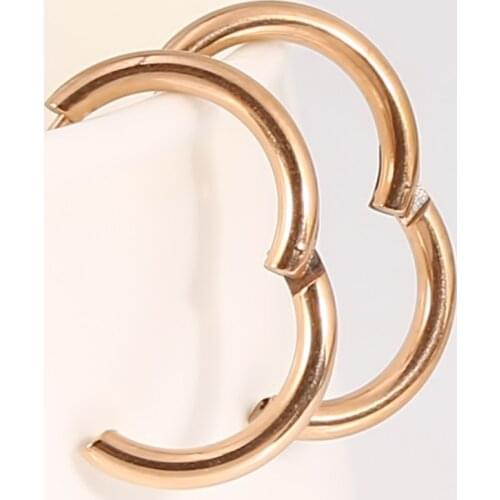 1 Pair Fashion Women Girl Round Circle Small Ear Stud Earring Punk Hip-hop Earrings Jewelry Wedding Gifts 3 Size