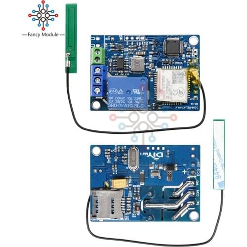 Diymore GSM SIM800C Relay Module SIM800C STM32F103CBT6 Antenna 2G Network for Arduino Smart Home SMS GSM Remote Control Switch