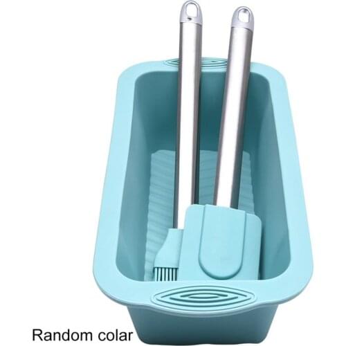DIY Cake Baking Mold Silicone Fondant Pastry Cooking Mould With Cream Scraper Butter Oil Brush Homemade Bread Toast Bakeware