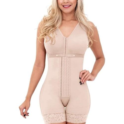 Fajas Full Body Shapewear Corset Waist Trainer BBL Post Op Surgery Supplies Womens Bodyshaper Breast Support Tummy Slimming