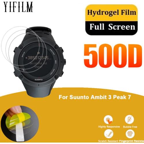 3Pack For Suunto Ambit 3 Peak Sporting Smart Watch 5H Explosion-proof Screen Protector Clear Anti-shock Guard Shield Cover Film