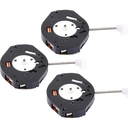 3x Quartz Watch Movement Replacement Efficient SL68 Battery Fixing Movements