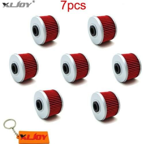 7x Oil Filter For Honda TRX200D TRX300 TRX350 TRX500FM TRX400X TRX420TM TRX400EX XL125V TRX300EX TRX450S TRX300X ATC250SX