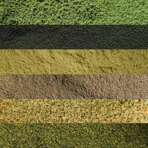 300g 0.5-0.8mm fine turf(ground foam)fine sponge material scale model train railway layout powder model train building DIY