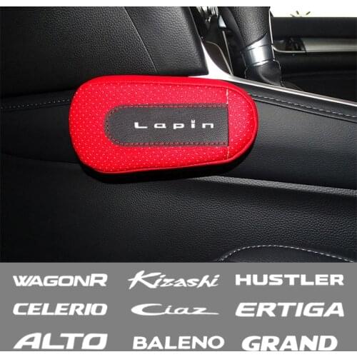 Car soft leather leg pads knee pads seat support Accessories For Suzuki JIMNY JA11 JB31 JB33 JB43 JB23 Every car Accessories