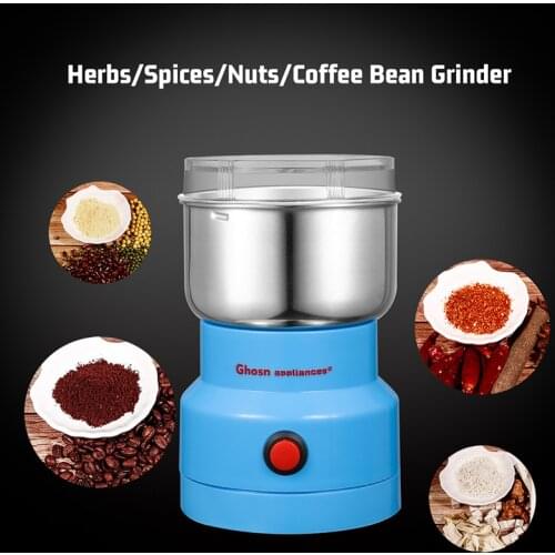 220V Electric Food Chopper Processor Mixer Blender Pepper Garlic Seasoning Coffee Grinder Extreme Speed Grinding Kitchen Tools