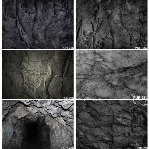 Photo Backgrounds Dark Black Carbon Stone Cave Marble Surface Texture Pattern Party Decor Photo Backdrops Photocall Photo Studio